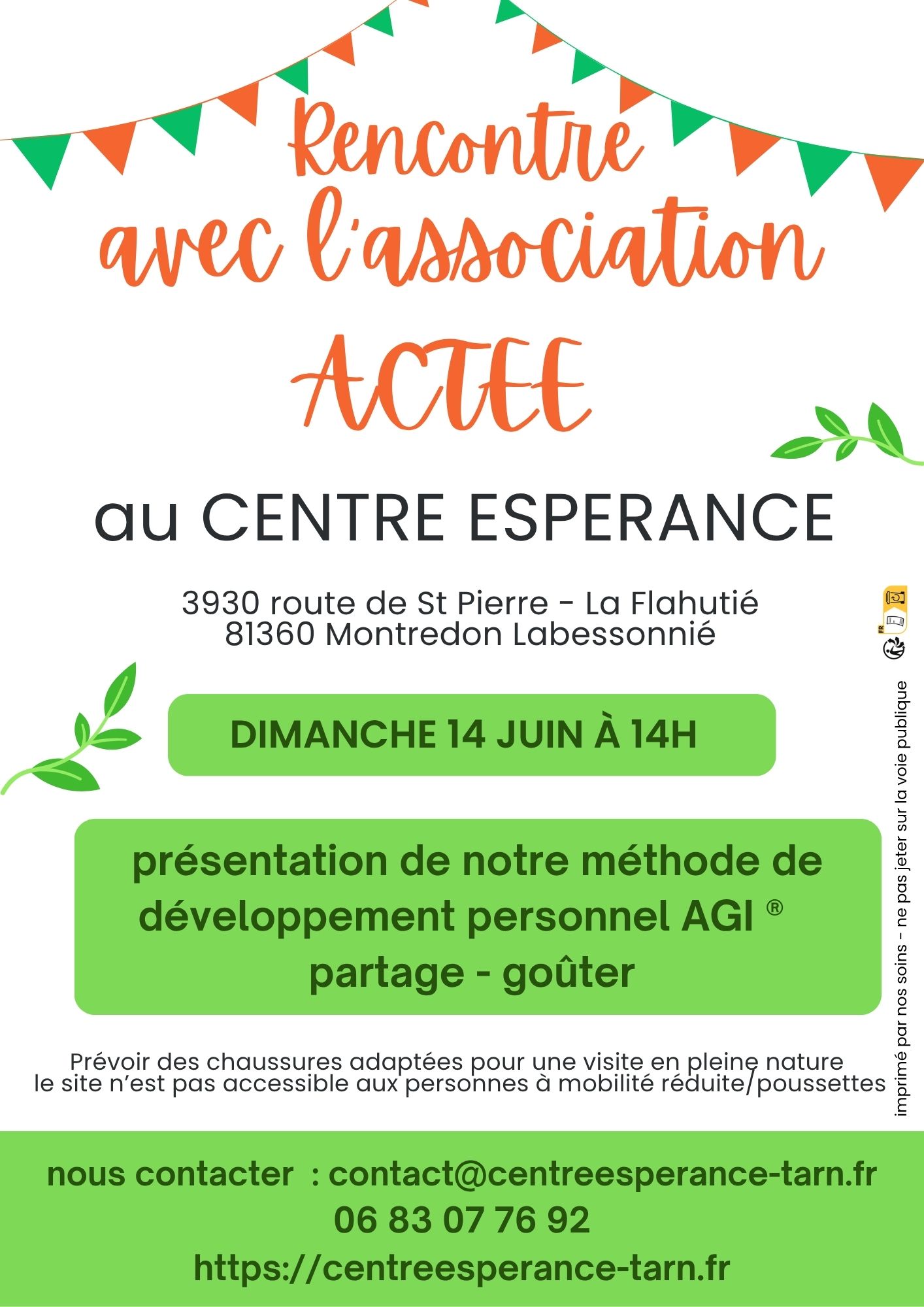 rencontres Centre Espérance développement personnel